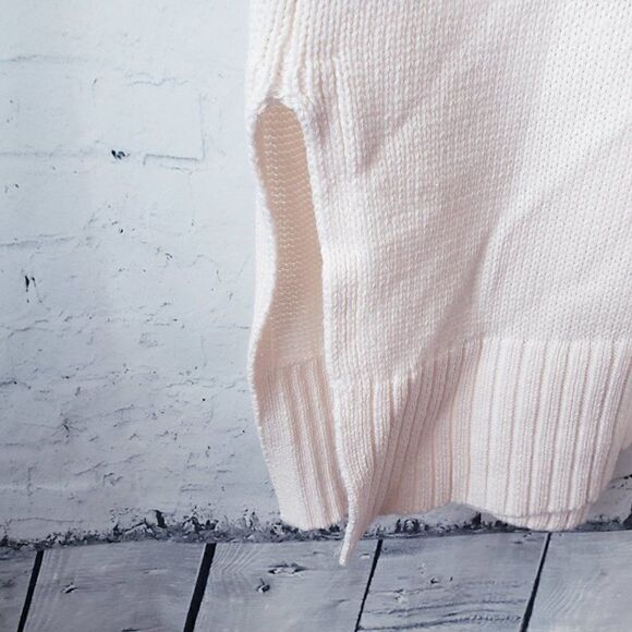 Style&Co Longline Open Front Hoodied Cardigan Sweater Size S Ivory Cream Vanilla - Picture 7 of 10